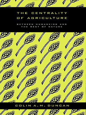cover image of Centrality of Agriculture